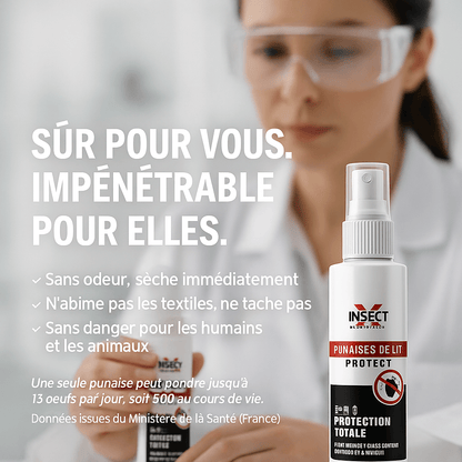 Protect - Répulsif Punaise de Lit - INSECTX Professionnel