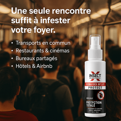 Protect - Répulsif Punaise de Lit - INSECTX Professionnel