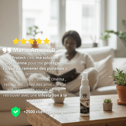 Protect - Répulsif Punaise de Lit - INSECTX Professionnel