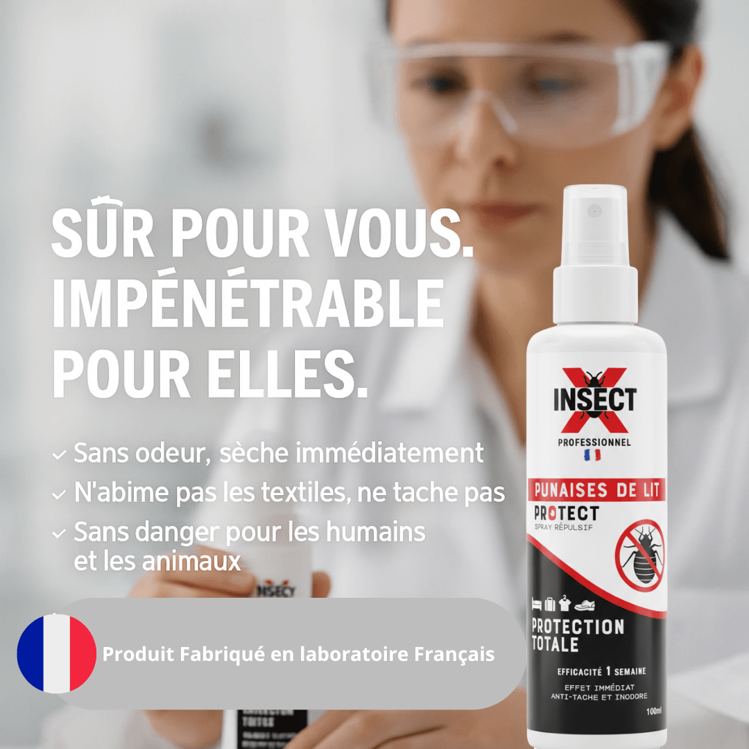 Protect - Répulsif Punaise de Lit - INSECTX Professionnel